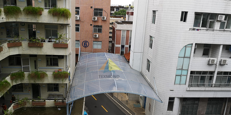 Huadu hospital ETFE membrane structure